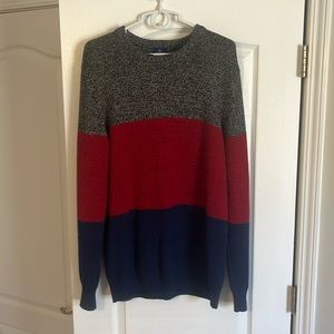 Navy and red and gray Old Navy sweater (L)
